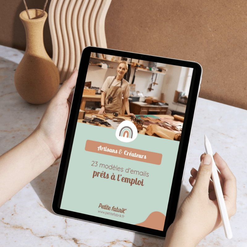 Templates d'emails prêts à l'emploi pour vos boutiques en ligne. Spécial artisans créateurs
