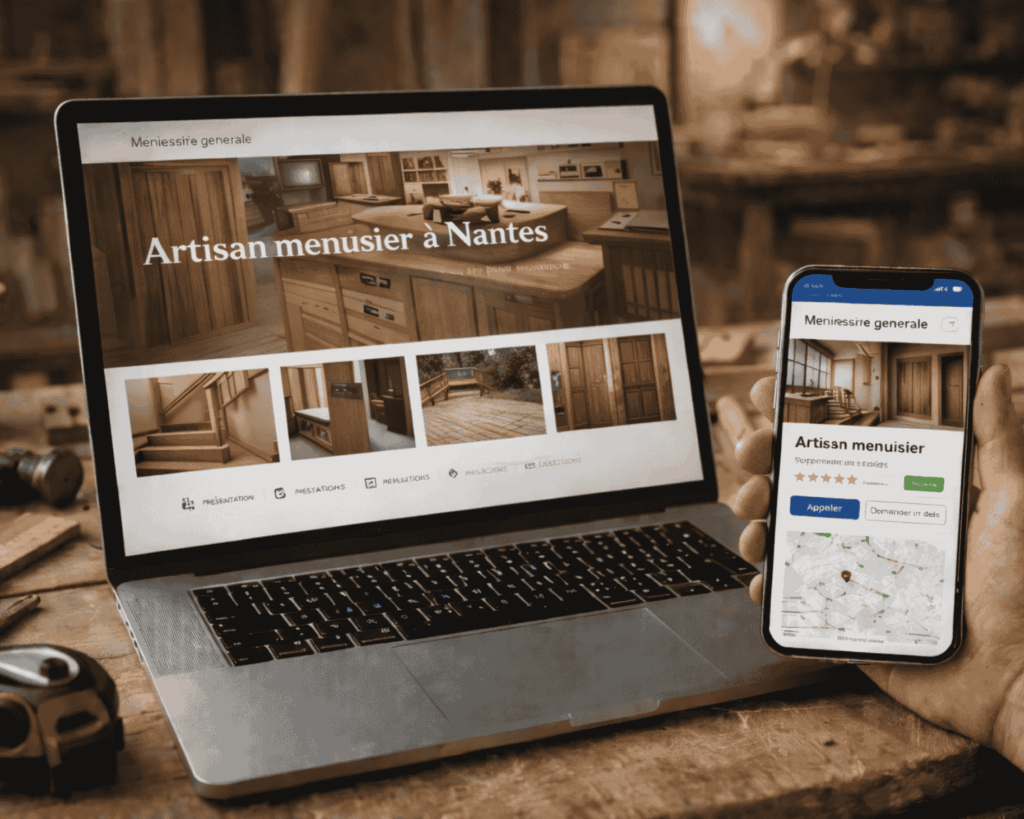 Création de site internet pour artisan : présentez votre savoir-faire, montrez vos réalisations et attirez des clients autour de vous.
