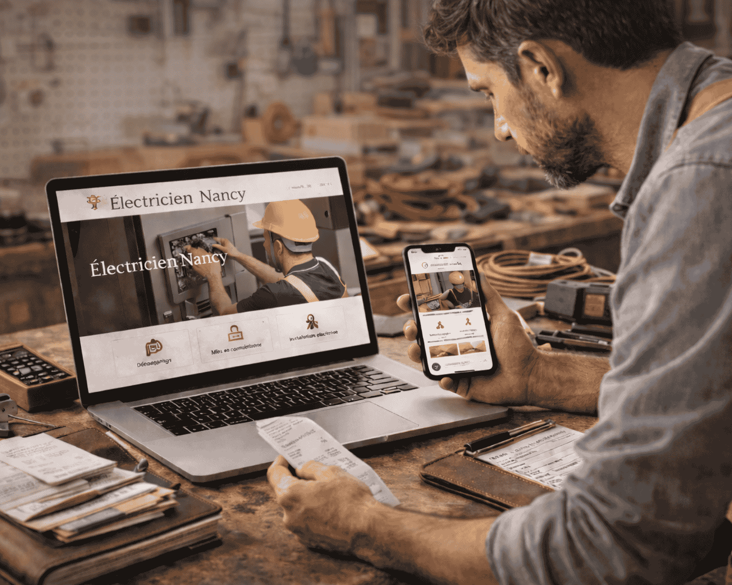 Création de site internet électricien. Un site optimisé pour le SEO local