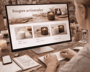 Vendre ses bougies artisanales en ligne grâce à un e-shop sur-mesure